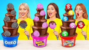 Шоколадный Фонтан Челлендж # Битвы с Едой c Bubba DO Challenge