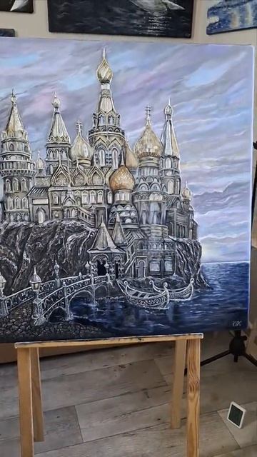 Волшебство над водой #art #painting #современнаякартина #oilpainting #картины #искусство #artwork