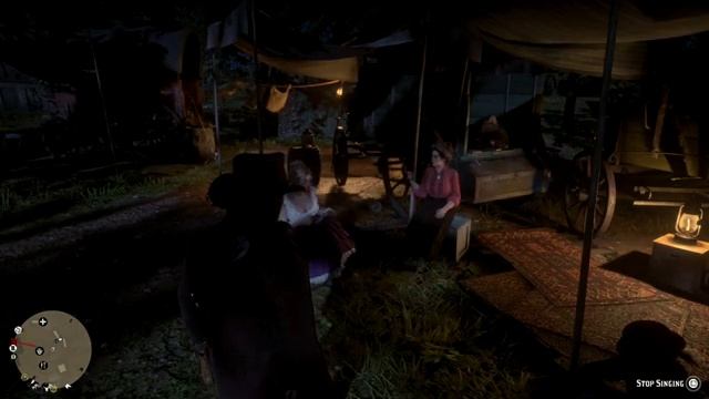 Red Dead Redemption 2 - Артур Морган высмеивает всех в лагере смотреть онлайн