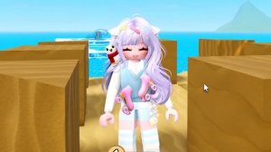 СПАСИСЬ В ПЕСОЧНОМ ЗАМКЕ ОТ ЦУНАМИ! Roblox Calamity Island