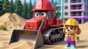 🚜ВЕСЁЛАЯ МУЛЬТИК‑ПЕСЕНКА: КРУТОЙ БУЛЬДОЗЕР | Развивающие детские песни и мультики