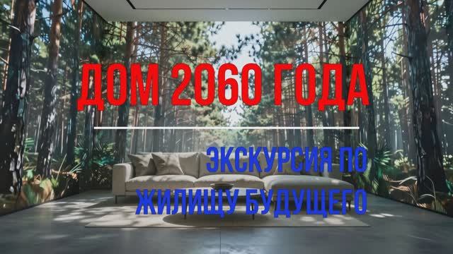 Дом будущего 2060. Часть 3: Живые стены, окна-хамелеоны и потолок-космос