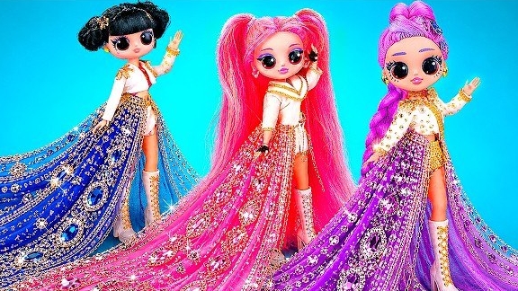 Куклы в Стиле K-Pop Охотниц на Демонов! DIY Перевоплощение смотреть онлайн