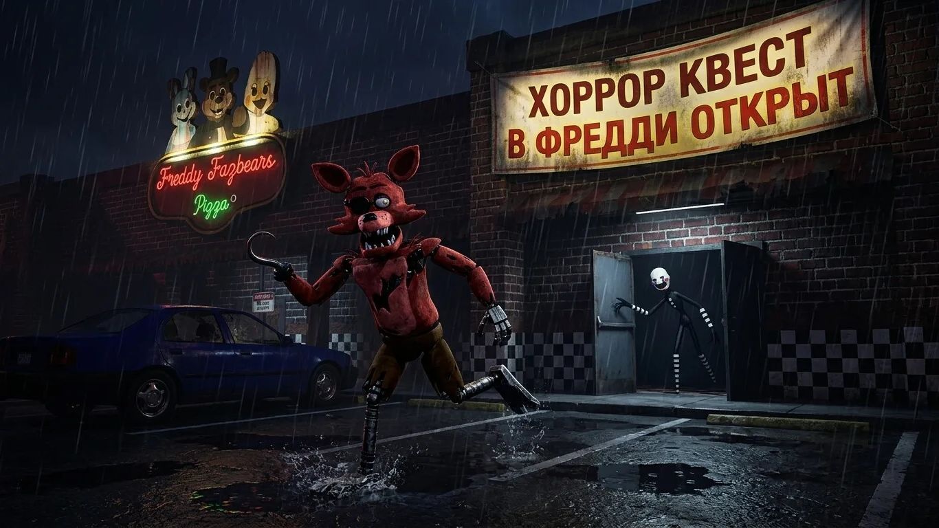ХОРРОР КВЕСТ У ФРЕДДИ ОТКРЫТ !!! - FREDDYS HAPPY LAND DEMO смотреть онлайн