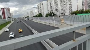 Москва. Новый скоростной диаметр доделали и наконец открылся.