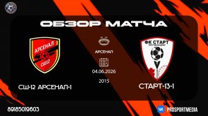 04.06 Летнее первенство СШ-12 Арсенал-1 - Старт-13-1 (3:0) 2015 г.р. Арсенал