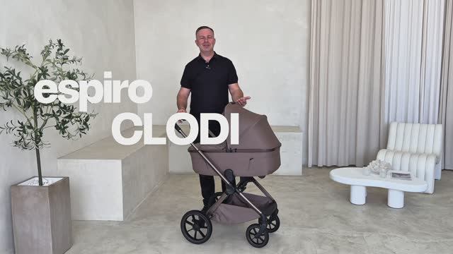 Espiro Clodi -легкая коляска 2в1. Новинка 2026!