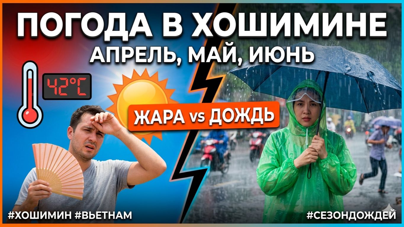 Выжить в Сайгоне: май, апрель, июнь. К чему готовиться? 🥵🌧️