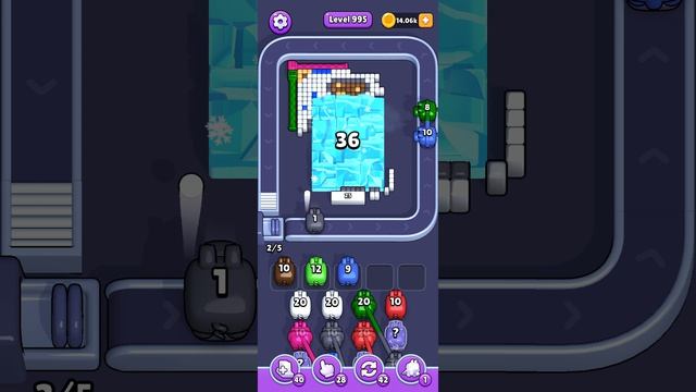 Прохождение 995 уровня Pixel Flow