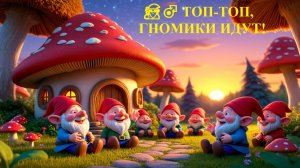 🎵 ВИРУСНАЯ ПЕСЕНКА 🧙♂️ ТОП-ТОП, ГНОМИКИ ИДУТ. Детская песенка с мультиком 🎵