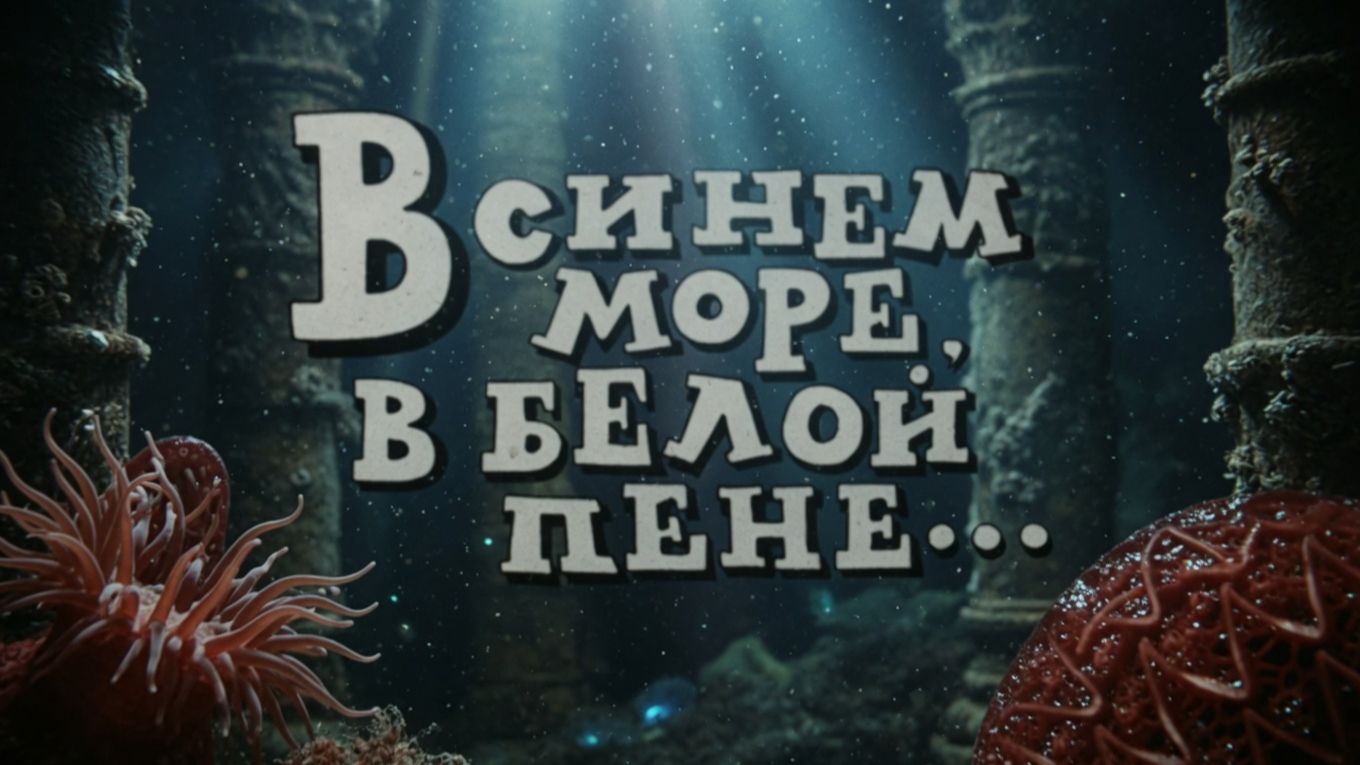 В синем море, в белой пене... - Кинематографическая версия от ИИ. смотреть онлайн