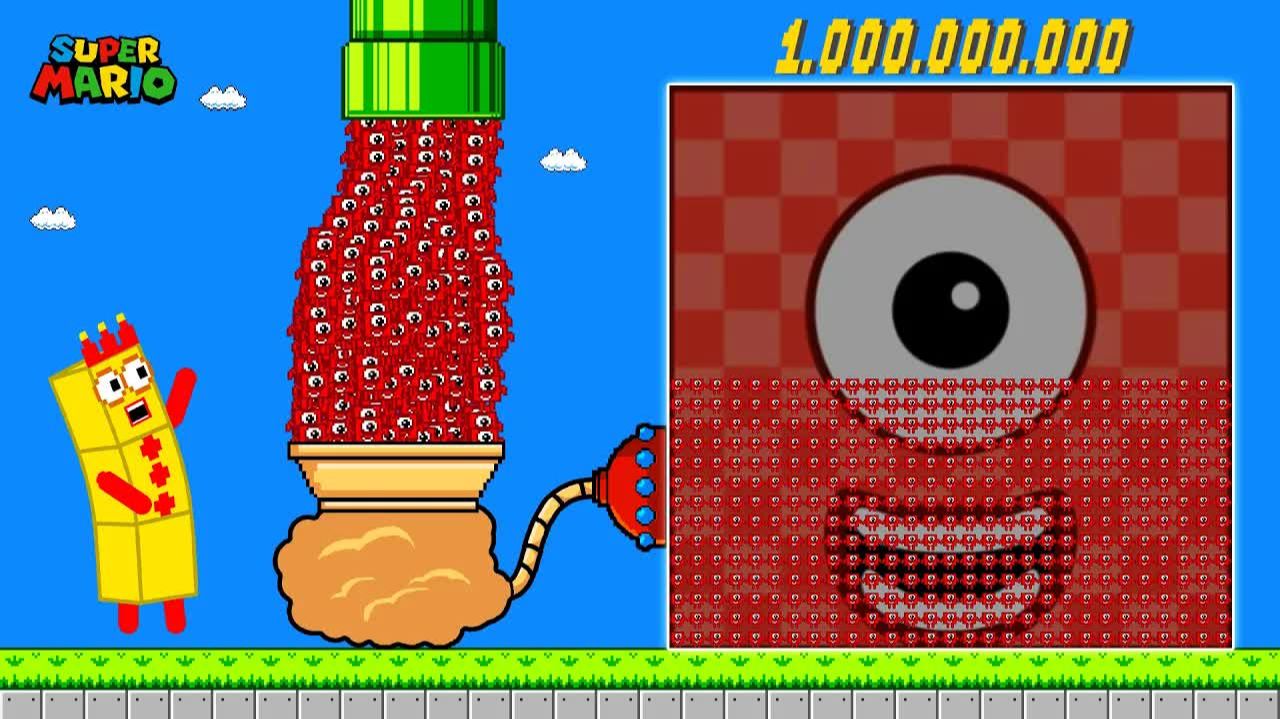 НОЛЬ ПЛЮС 1 000 000: ГИГАНТСКИЙ БЛОК ИЗ ЧИСЕЛ 3 И 1 В ИГРОВОЙ АНИМАЦИИ смотреть онлайн
