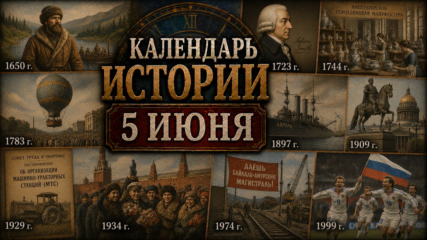 КАЛЕНДАРЬ ИСТОРИИ 5 ИЮНЯ смотреть онлайн