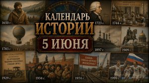 КАЛЕНДАРЬ ИСТОРИИ 5 ИЮНЯ