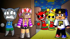 МОЙ ДРОН снял СПРУНКИ в МАЙНКРАФТ НУБ И ПРО ЭВОЛЮЦИЯ ВИДЕО MINECRAFT Евгенбро