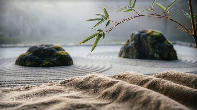 Японский сад камней 🧘🪨 | 1 час глубокой медитации и снятия стресса