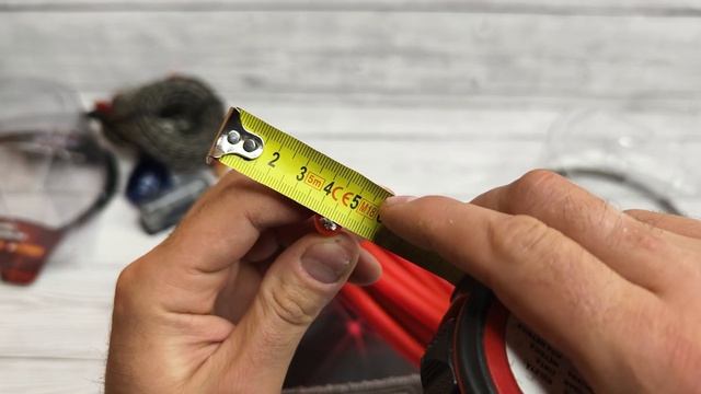 Комплект Акустических проводов 4GA для подключения сабвуфера 4х канального усилителя