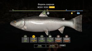Русская Рыбалка 4 Трофей (Форель озерная) оз. Куори