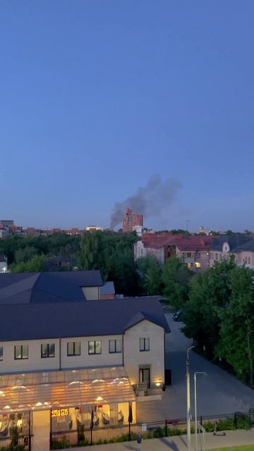Что горит за Волгой? Пожар в Ярославле.