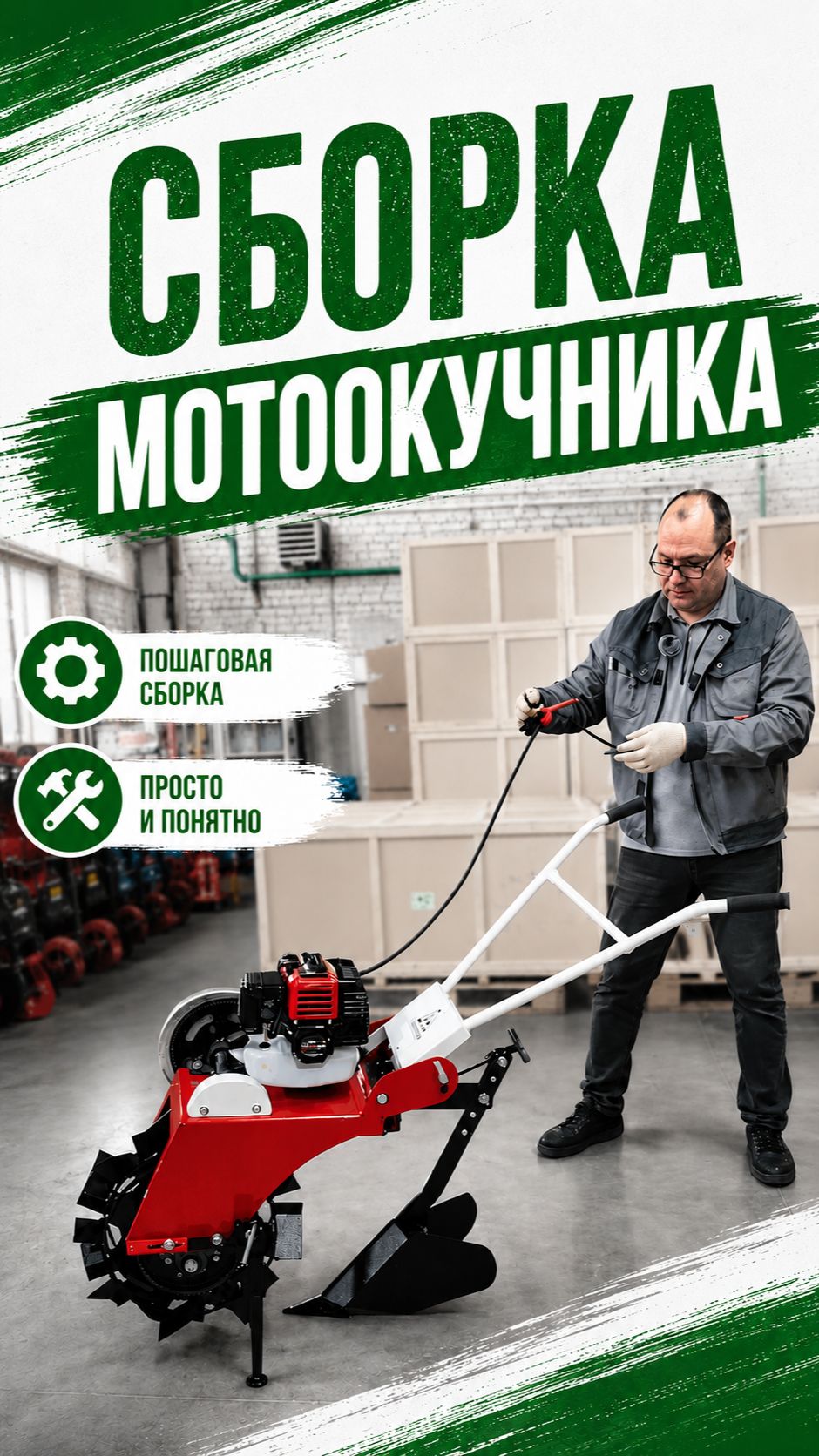 Собираем мотоокучник Агромаш 🛠️