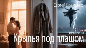 Лирическая песня «Крылья под плащом». Стихи Сергей Яременко, исполнение ИИ