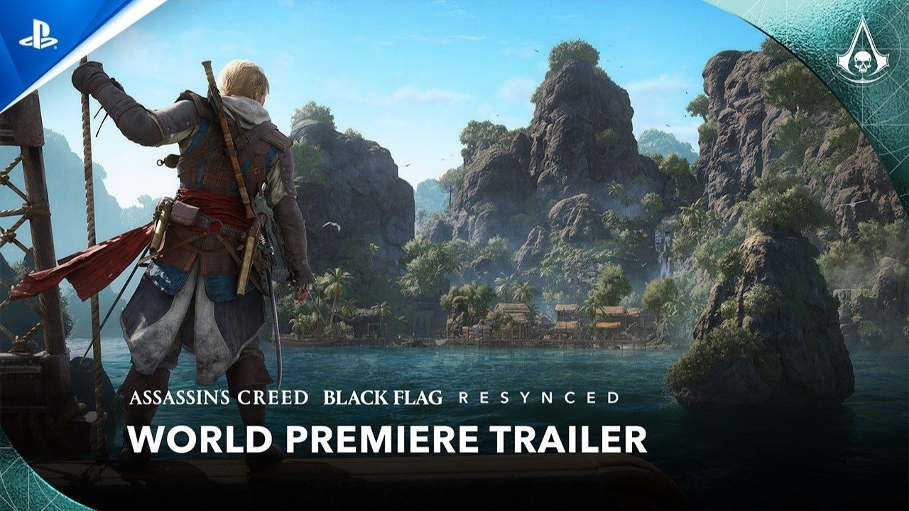 Assassins Creed Black Flag Resynced - World Premiere Trailer PS5 Games