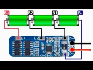Как подключить BMS 3S, к аккумуляторам 18650