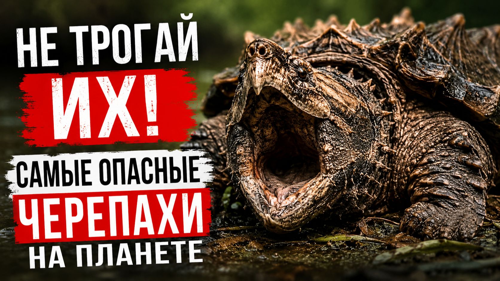 НЕ ТРОГАЙ ИХ! Самые опасные черепахи на планете (13 видов) смотреть онлайн