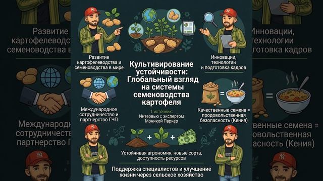 Устойчивость через семена: глобальная перспектива картофельного семеноводства