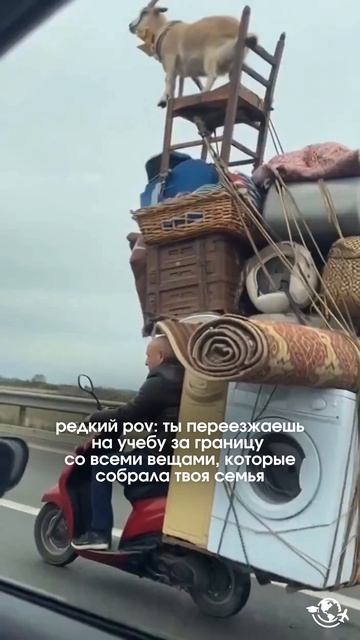 Когда ты поступил в другой город/страну😂