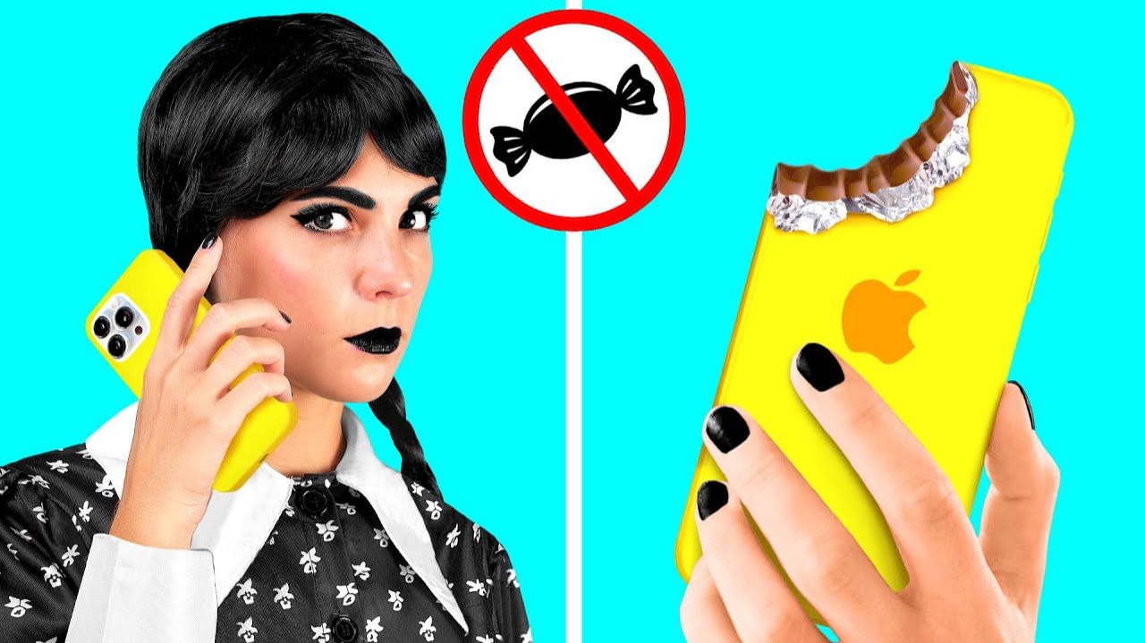 Как Пронести Сладости в Класс с Уэнсдей Аддамс  Смешные Моменты от Fun Teen