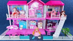 Игровой набор «Вилла принцессы». Игрушки для счастливой семьи. Распаковка и Обзор ярких игрушек!
