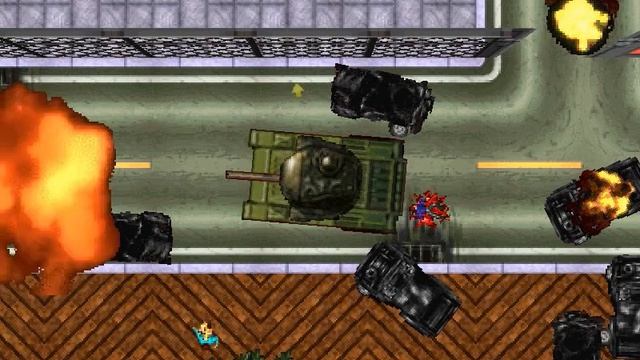 126. Прохождение GTA 1 - Секрет 27 Рампейдж Глава 4 Сан-Андреас 02.10.2016