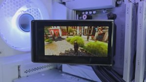 Демонстрация игры The Witcher 3 на дисплее сжо DeepCool LT360 VISION ARGB