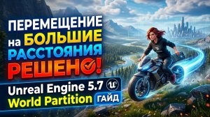 Решаем проблему перемещения на большие расстояния при использовании WorldPartition в UnrealEngine 5.