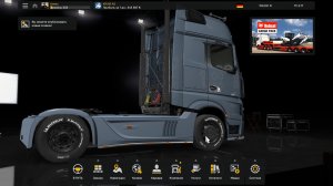 Euro Truck Simulator 2. Звук SFX_EVR_MERCEDES_BENZ_ACTROS. Дороги