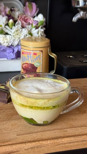 Капучино с дубайским шоколадом! 😋🧋