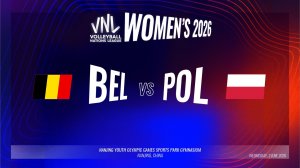 Belgium 🆚 Poland | Week 1 | Women's VNL 2026 - Replay