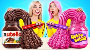 Жевательная Резинка vs Шоколадная Еда Челлендж # Смешные Кулинарные Войны от Multi DO Joy
