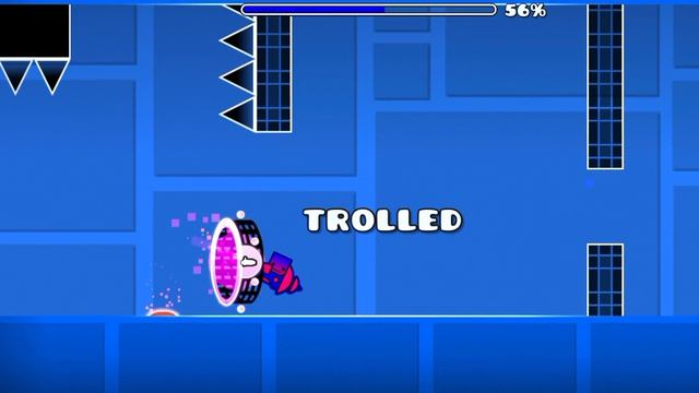 YOU'VE BEEN TROLLED первое видео по GEOMETRY DASH смотреть онлайн