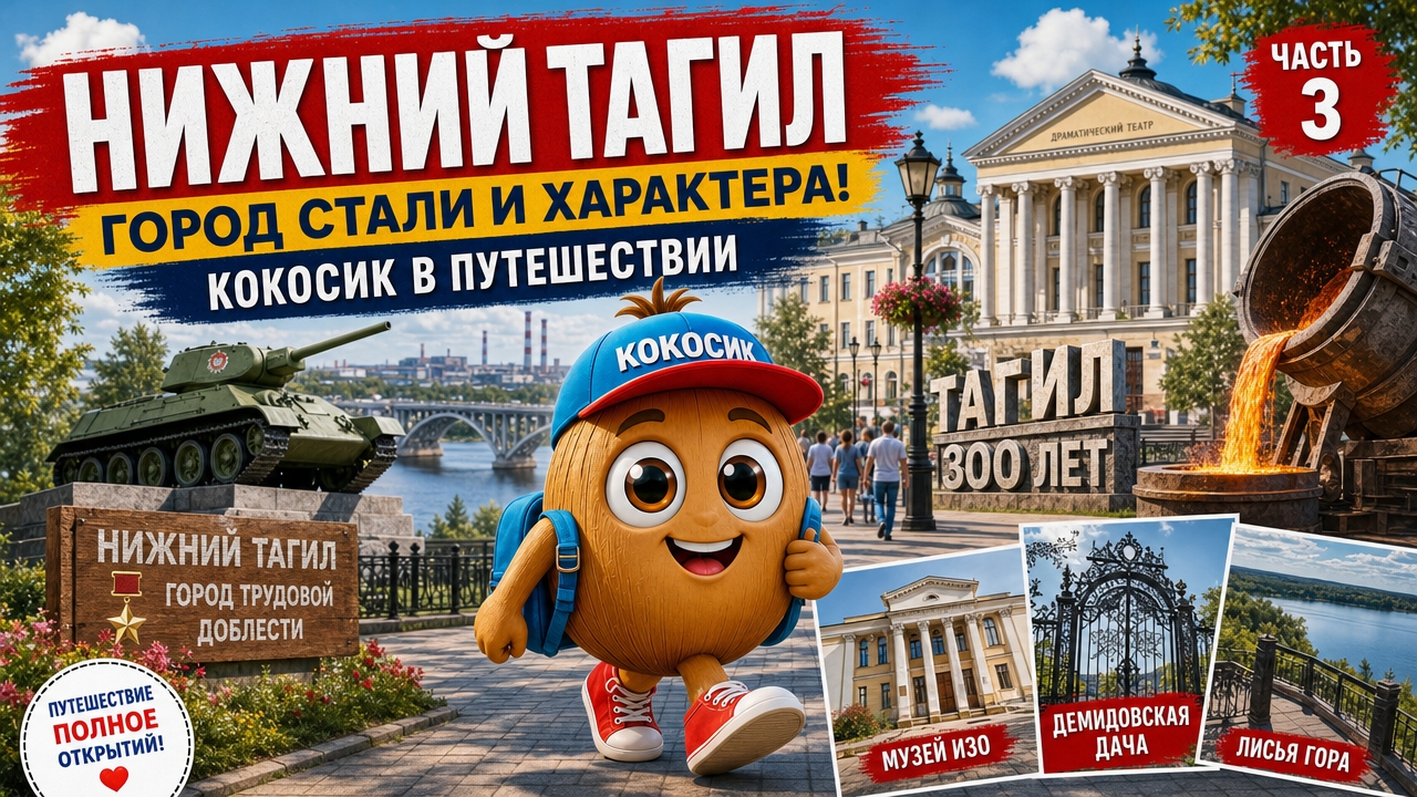 Кокосик гуляет по городу Нижний Тагил, ч.3
