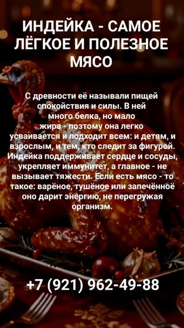 ИНДЕЙКА #онлайн #нутрициология #shorts #светланаведа