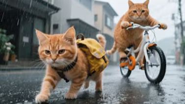 GINGERS DAILY MEOW - ДЖИНДЖЕР ПОССОРИЛАСЬ С МАМОЙ ИЗ-ЗА ВЕЛОСИПЕДА НЕ ЗНАЯ КАК ОН ЕЙ ДОСТАЛСЯ