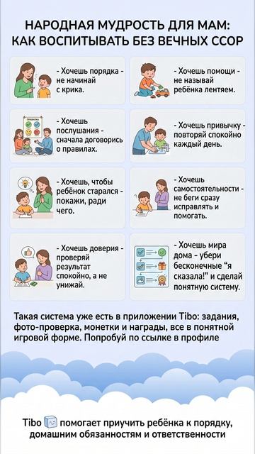 Народная мудрость для мам