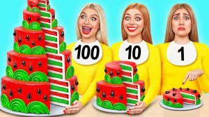 100 Слоев Еды Челлендж # Вкусные Рецепты от Jelly DO Challenge