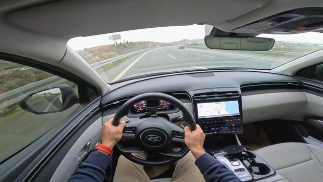 HYUNDAI TUCSON 1.6 CRDI 2022 года выпуска - Тест-драйв от первого лица в 4K
