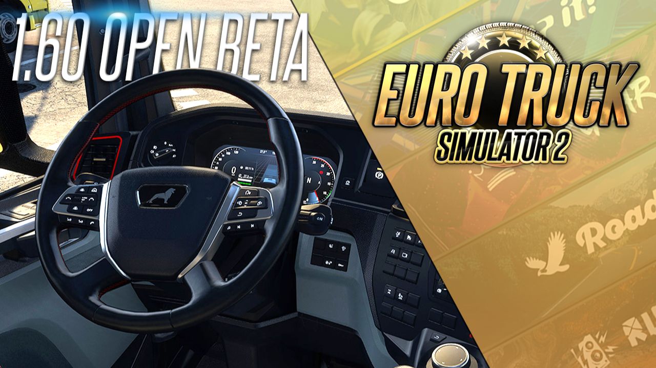 1.60 OPEN BETA — НОВАЯ "ГРАФИКА", ТАХОГРАФ И РАДИО — Euro Truck Simulator 2 (1.60.0.85s) смотреть онлайн