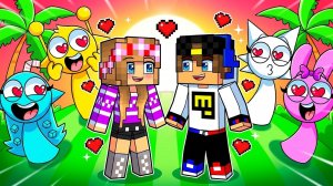 МОЙ ДРОН снял СПРУНКИ в МАЙНКРАФТ НУБ И ПРО ЭВОЛЮЦИЯ ВИДЕО MINECRAFT Евгенбро