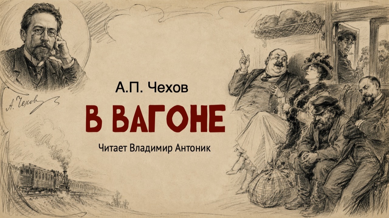 «В вагоне». А.П. Чехов. Аудиокнига. Читает Владимир Антоник
