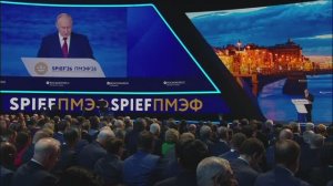 Пленарное заседание Петербургского международного экономического форума